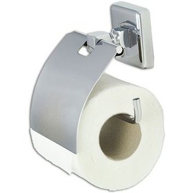 Resim Çelik Banyo Kumru Kapaklı Tuvalet Kağıtlık Krom Renkli 