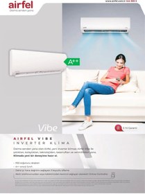 Resim Airfel Vibe Inverter Klima LTXQ50C 18000 BTU/h A++ 