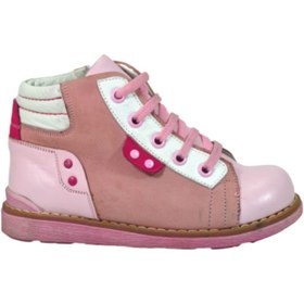 Resim Bayrak Pt.421 Hakiki Deri Pembe Ortopedik Kız Çocuk Bot 26-30 