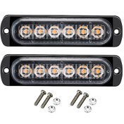 Resim 2 Adet 12-24 V Led Strobe Uyarı Işıkları Uyarı Acil K20751-7 