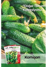 Resim Patika Botanik 100 Adet Kornişon Turşuluk Salatalık Tohumu 