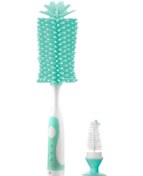 Resim Dianziye Yeşil Silikon Biberon Ve Emzik Temizleme Fırçası Seti - Ayırılabilir, Dik Durabilir, 360 Döner, Taban Emici, Tüm Kısa Yerleri Kolayca Temizler 