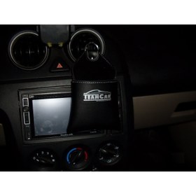 Resim TEAMCAR Araç Içi Düzenleyici Deri Kese Kırmızı Telefonluk Kartlık Kalemlik Gözlük Taşıma 