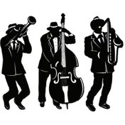 Resim Caz Müzik Temalı Sticker Tip 3 10 X 8 Cm 