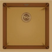 Resim Crauf Stella 4444 Pvd Kaplama Bakır Tezgah Altı Evye 440X440X210MM 