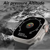 Resim fortrek Vilya Watch 8 Ultra Smart Watch 49mm + Bluetooth Airpod Kulaklık Akıllı Saat Android Ios Uyumlu V-8b 