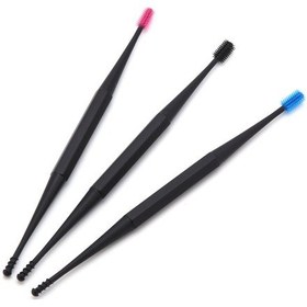 Resim Sones Japonya 360 Derece Silikon Çift Başlı Kulak Kepçesi Yumuşak Başlı Spiral Kulak Temizleme Aleti Rastgele Renk 