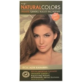 Resim Organic Natural Colors Organik İçerikli Saç Boyası 8CA Açık Karamel 
