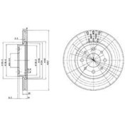 Resim Delphi DELPHI BG2830 FREN DİSKİ ÖN PALIO 96- ALBEA DOBLO 01- TEMPRA 2.0 