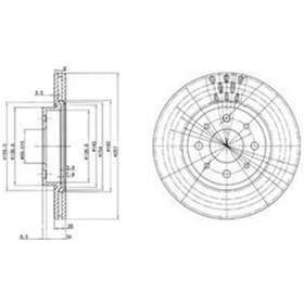 Resim Delphi DELPHI BG2830 FREN DİSKİ ÖN PALIO 96- ALBEA DOBLO 01- TEMPRA 2.0 