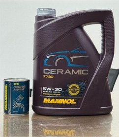Resim Mannol 5W-30 Ceramic Motor Yağı Ve İtici Ses Katkısı 