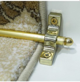 Resim Myfloor Sert Plastik Halı Tutucu Merdiven Dip Çubuğu - Sarı 90cm 