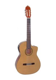 Resim Valencia Cg30rce Elektro Klasik Gitar Gül Ağacı Cutaway - Fis 