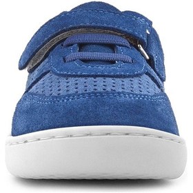 Resim Rakerplus Bob Hakiki Deri Mavi Barefoot Cırtlı Lastikli Bebek Sneaker Ayakkabı 