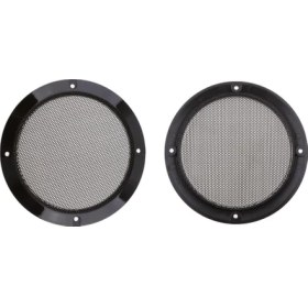 Resim Sharplace 2 Adet 5 "hoparlör Dekoratif Daire Subwoofer Grill Kapak Guard Koruyucu Mesh (Yurt Dışından) 