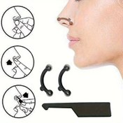 Resim 3D Güzellik Burun Köprüsü Yükseltici Cihaz - Ağrısız Burun Pedi Takma 