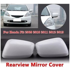 Resim Sol Dikiz Aynası Konut Yan Ayna Kapağı Honda Fıt Jazz İçin Fit Ge6 Ge8 2009 2010 2011 2012 2013 Araba Modifiye Aksesuarları 