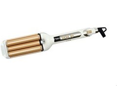 Resim Yui Led Göstergeli Beyaz Seramik Su Dalgası Wag Saç Maşası 