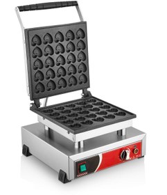 Resim KUTLU TİCARET KUTLU TEKLİ KAPAKLI KALPLİ BUBBLE WAFFLE MAKİNESİ 