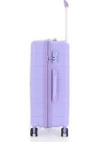 Resim Mçs Polipropilen Valiz V366 65 Cm Orta Boy Lila Lila 
