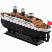 Resim Genel Markalar Titanic Tasarımlı Buhar Difüzörü ve LED Gemi Lamba | Aromaterapi & Hava Nemlendirici 