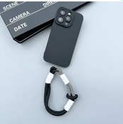 Resim Gateesat El Örgü Bileklik Ve Telefon Kılıfı Iphone 11 Pro Max Light Purple 