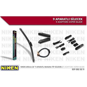 Resim Niken Universal Muz Tip Silecek 15 380mm 