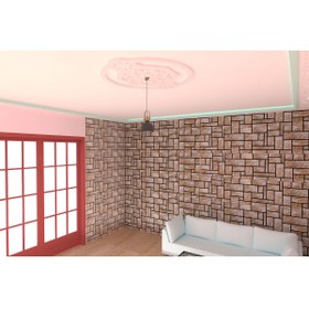 Resim MOTİFPİYER Motifpiyer Lamba Tavan Göbeği 14-sekizgen-yuvarlak-dis-cital 