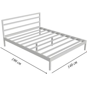 Resim Metalia Gm 225 Vigo Çift Kişilik Metal Karyola 140x190 cm 