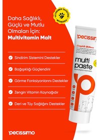 Resim Petissimo Care Multivitamin Kedi Maltı - Tüy Dökülmesini Engelleyici Malt Paste 