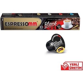 Resim Espressomm Nespresso Uyumlu Black Kapsül Kahve 50 Adet 
