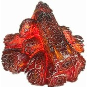 Resim Alevsiz Şömine Işığı, Gerçekçi Kütük Odun Alevli Yapay Led Şömine, Festival, Ev, Noel Dekorasyonu İçin, Pil İle Çalışır Piller 