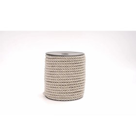 Resim Polyester Kordon İp 10mm 50metre- Gri Altın Sim 