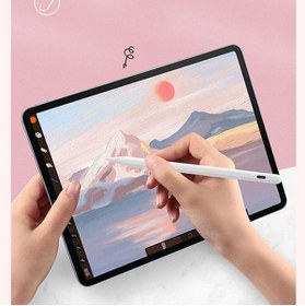 Resim Apera Gn-80 Ipad 6-7-8 Nesil Uyumlu Avuç Içi Reddi Özellikli Alüminyum Şarjlı Tablet Kalemi 