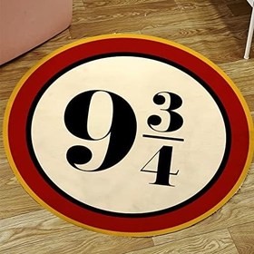 Resim Harry Potter Hogwarts Express Dijital Baskı Bambu Kalite Genç Odası Halısı Dekoratif Paspas (80 x 80 cm) 