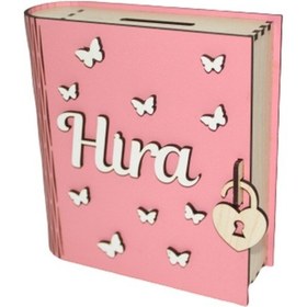 Resim Kişiyeözel Isimli Kitap Kumbara -Hediyelik Dekoratif Kumbara 