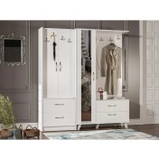 Resim ABRE vm-342348 BEYAZ VESTİYER PORTMANTO AYAKKABILIK 