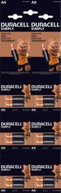 Resim Duracell Alkalin Aa Kalem Pil 20li 