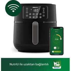 Resim 5000 Serisi Xxl Bağlantılı Fritöz Siyah, Sağlıklı ve Hızlı Pişirme Keyfi 