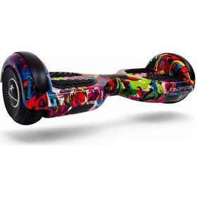 Resim Elektrikli Kaykay Hoverboard Bluetooth Hoparlörlü RS-S5 Grafiti Mix 
