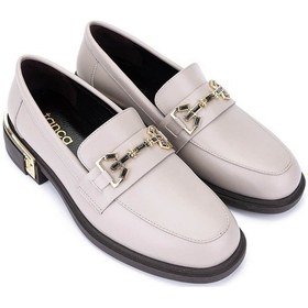 Resim Tamer Tanca Kadın Hakiki Deri Vizon Loafer Ayakkabı 1061 5117 Bn Ayk Sk25-26 Vızon Dr Vizon 