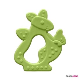 Resim Bambino Kauçuk Yumuşak Diş Kaşıyıcı Yeşil Kanguru 