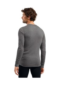 Resim Odlo Odlo Active Warm Bl Top Crew Neck L/s Erkek Gri İçlik Üst 5504 Gri 