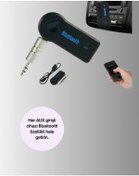 Resim Taşınabilir Bluetooth Aux Araç Müzik Ve Konuşma Kiti 