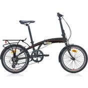 Resim Carraro Flexı 108 8 Vites Full Shimano Hidrolik disk fren Katlanır Bisiklet - koyu gri bukelamun 