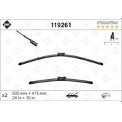 Resim Valeo 119261 - Silecek Süpürgesi Ön Takım Golf6-jetta-passat 600 