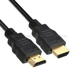Resim Dark 2 Metre 2.0 HDMI Kablo - 4K 60Hz, 18Gbps, HDR, HDCP 2.2, Dolby, eARC, Altın Uçlu (DK-HD-CV20L200) 