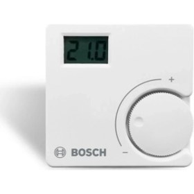 Resim Bosch TR20 Rf On Off Kablosuz Oda Termostatı Dijital Kontrol Paneli ile Beyaz Renk 