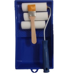 Resim Boyama Seti (10 Cm 3 Adet Rulo Kestirme Fırça Boya Tavası) 