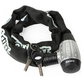 Resim Motosiklet Taıwan Kilit Kalın Zincirli Işıklı Anahtar 10 10 1500mm Motor Kilit 